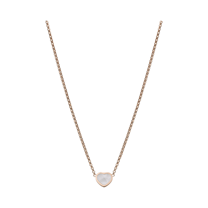 My Happy Hearts Necklace, Ethical Rose Gold