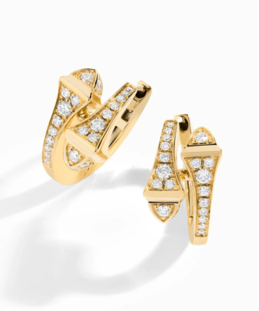 Cleo Full Diamond Huggie Earrings