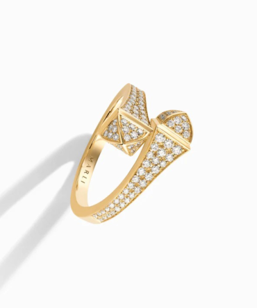 Cleo Full Diamond Midi Slim Ring