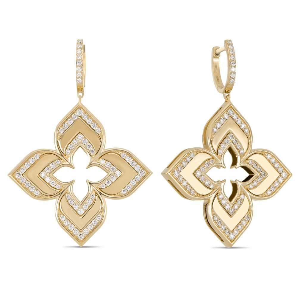 Venetian Princess Earrings with Diamond