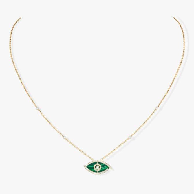 Lucky Eye Malachite Necklace