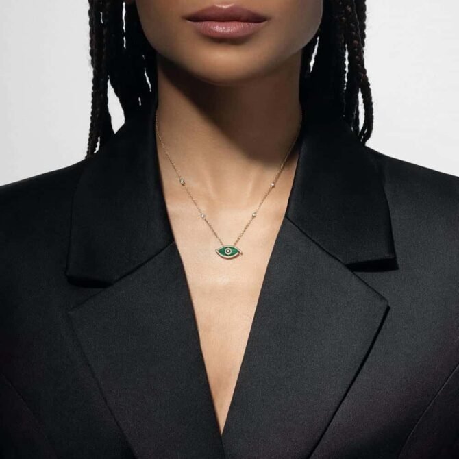 Lucky Eye Malachite Necklace