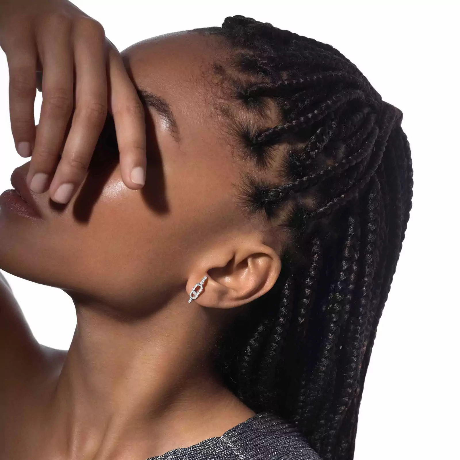 Move Uno Pavé Mono Earring