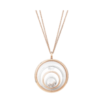 Happy Spirit Pendant, Ethical Rose Gold, Ethical White Gold,  Diamonds