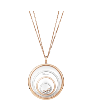 Happy Spirit Pendant, Ethical Rose Gold, Ethical White Gold,  Diamonds