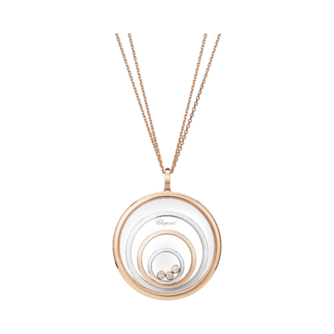 Happy Spirit Pendant, Ethical Rose Gold, Ethical White Gold,  Diamonds