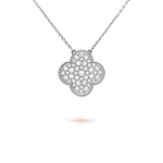 Magic Alhambra Pendant, Diamonds