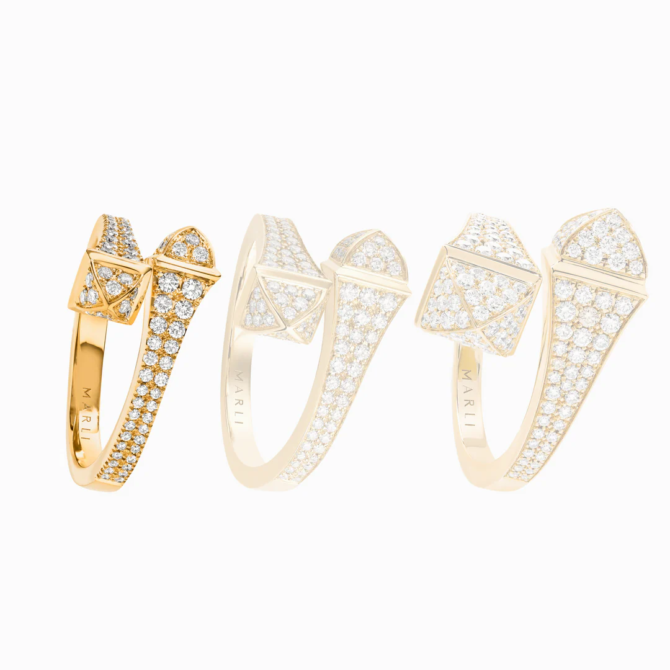 Cleo Full Diamond Slim Ring
