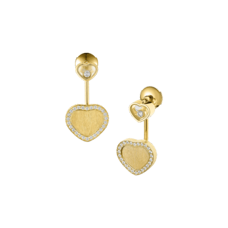 Happy Hearts Golden Hearts Earrings, Ethical Gold, Diamonds