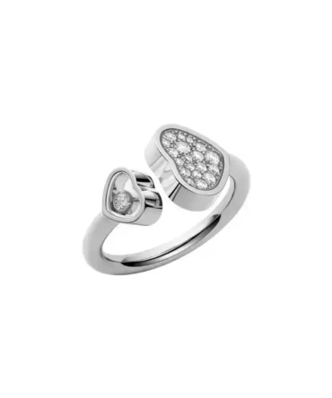 Happy Hearts Ring, Ethical Gold, Diamonds