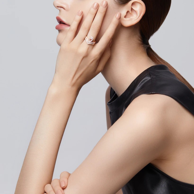 Joséphine Aigrette Ring, Diamonds 0.25