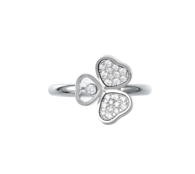 Happy Hearts Wings Diamond Ring