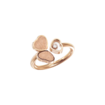 Happy Hearts Wings Ring, Ethical Gold, Diamond