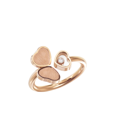 Happy Hearts Wings Ring, Ethical Gold, Diamond