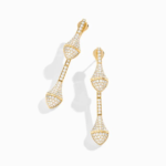 Cleo Full Diamond Drop Earrings