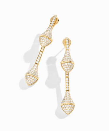Cleo Full Diamond Drop Earrings