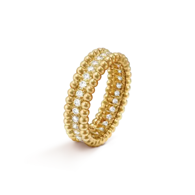 Perlée Diamonds Ring, 1 Row