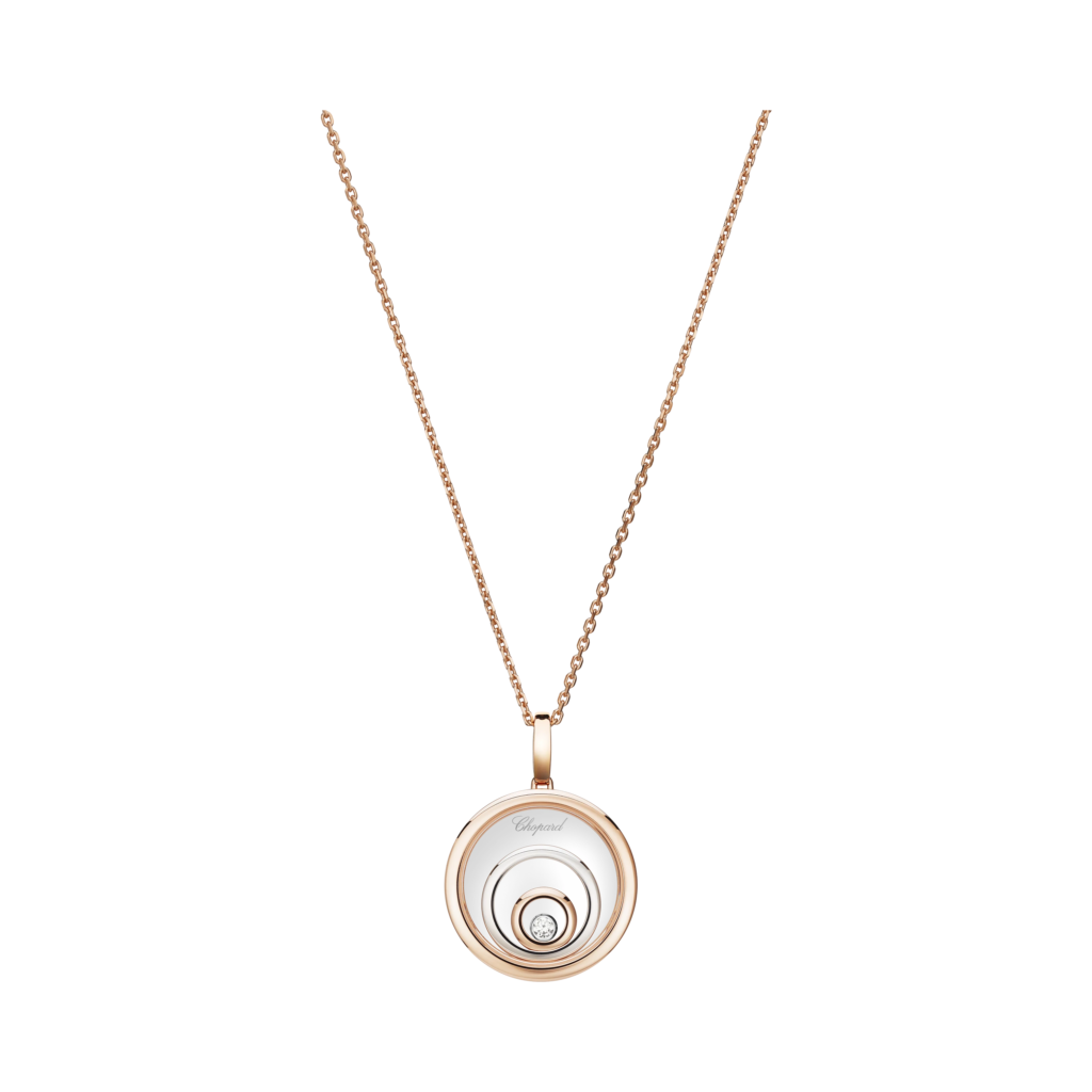 Happy Spirit Pendant, Ethical Rose Gold, Ethical White Gold, Diamond