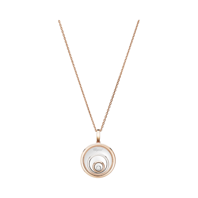Happy Spirit Pendant, Ethical Rose Gold, Ethical White Gold, Diamond