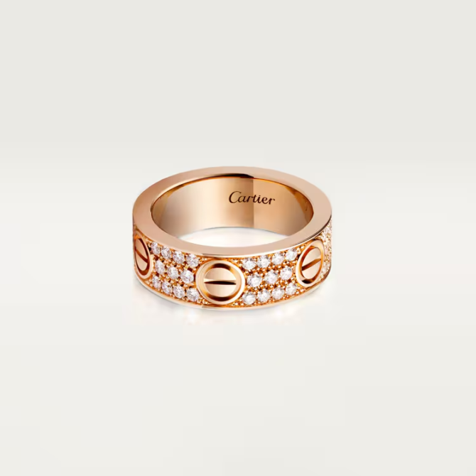Love Ring, Classic Model, Paved