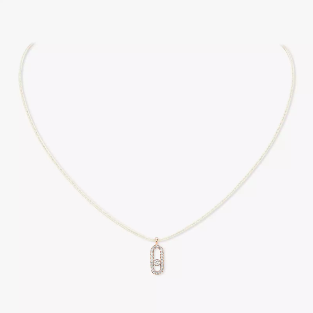 Messika CARE(S) Cord Pavé Necklace