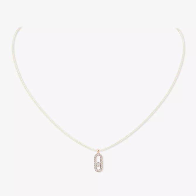 Messika CARE(S) Cord Pavé Necklace