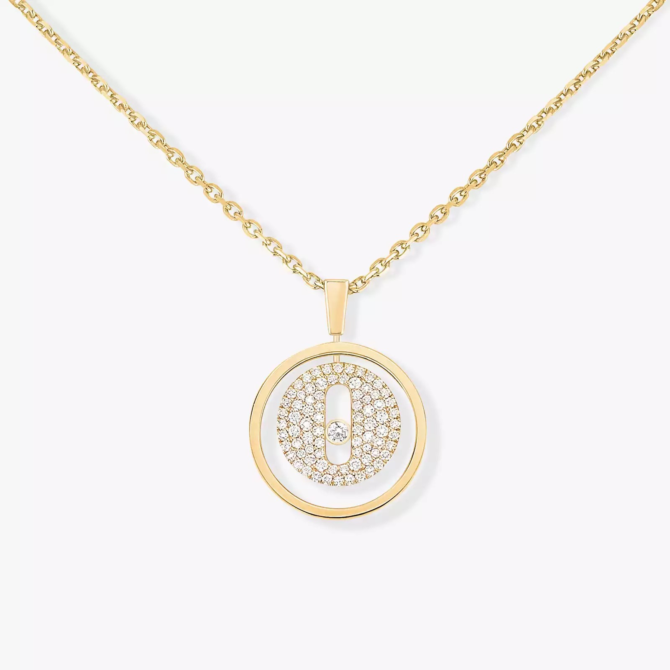 Lucky Move SM Pavé Necklace