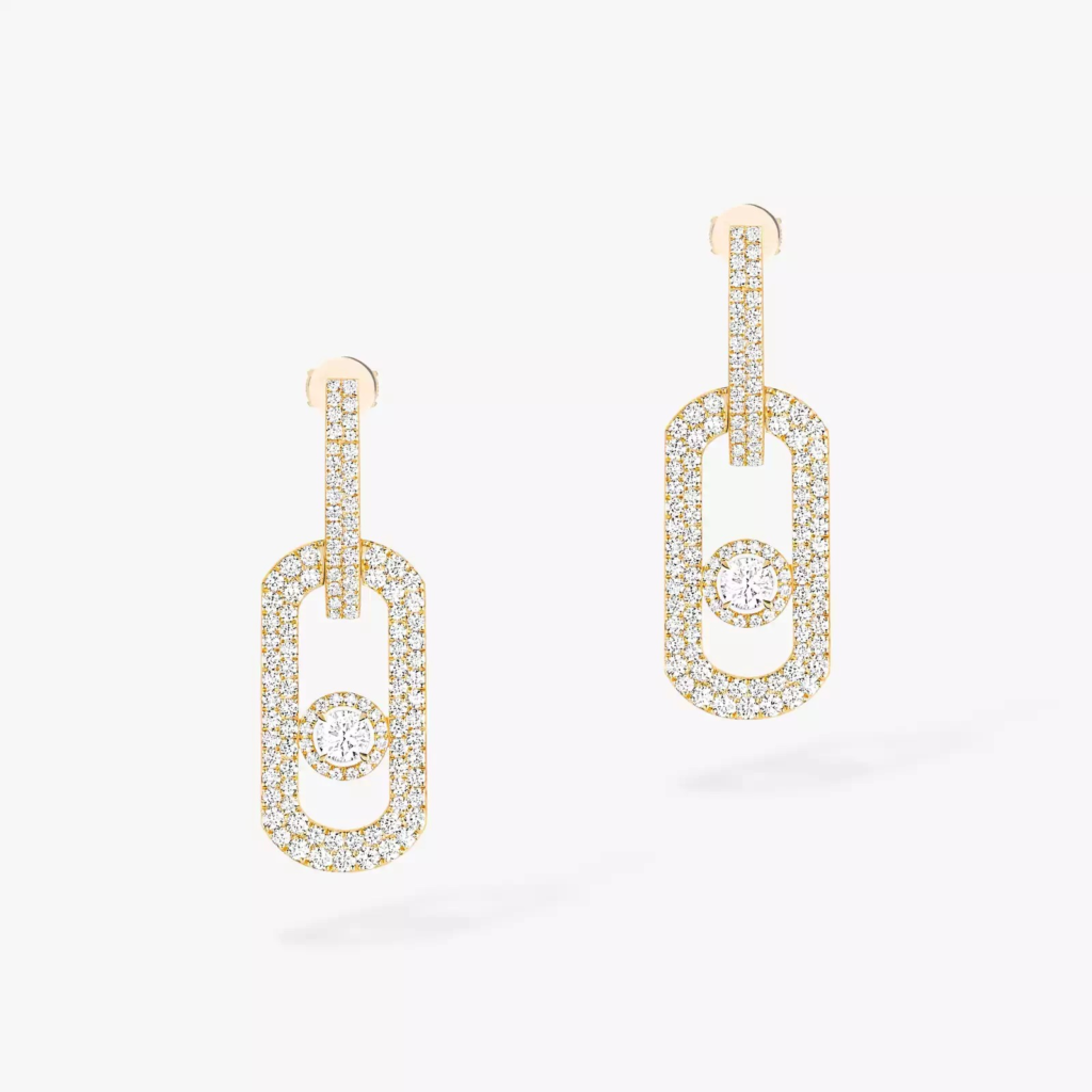 So Move XL Diamond Pavé Pendant Earrings