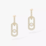 So Move XL Diamond Pavé Pendant Earrings