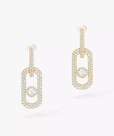 So Move XL Diamond Pavé Pendant Earrings