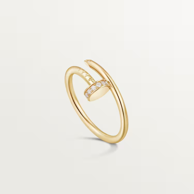 Juste Un Clou Ring, Small Model, Diamonds