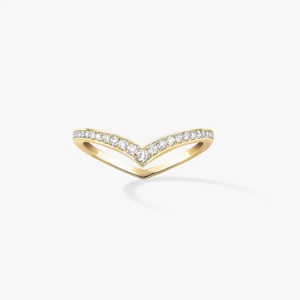 Fiery Diamond Pavé Wedding Ring