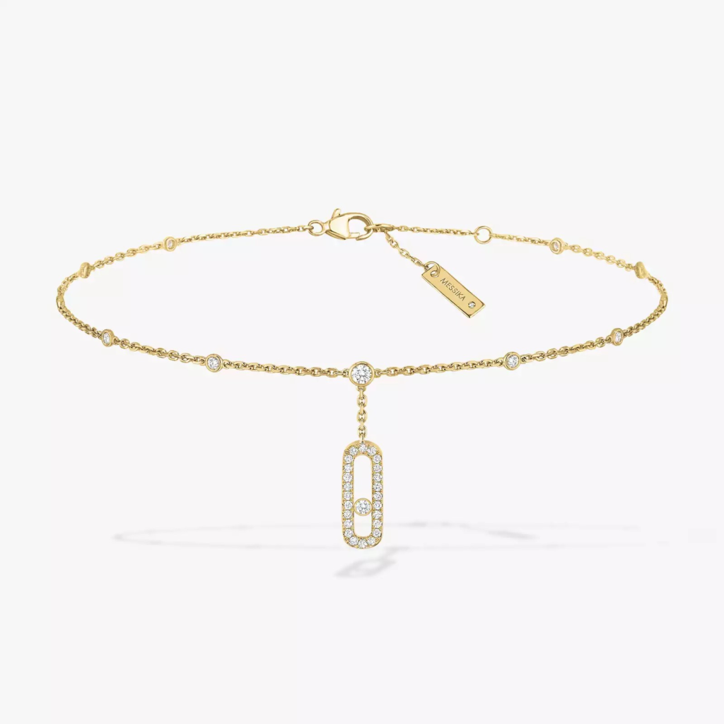 Move Uno Ankle Bracelet Pavé