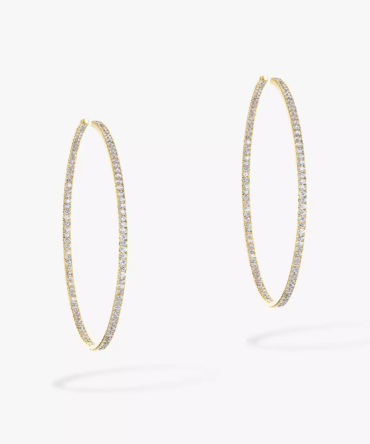 Gatsby Small Hoop Earrings