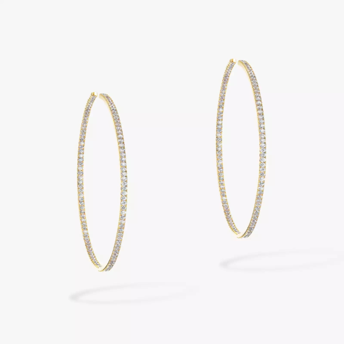 Gatsby Small Hoop Earrings