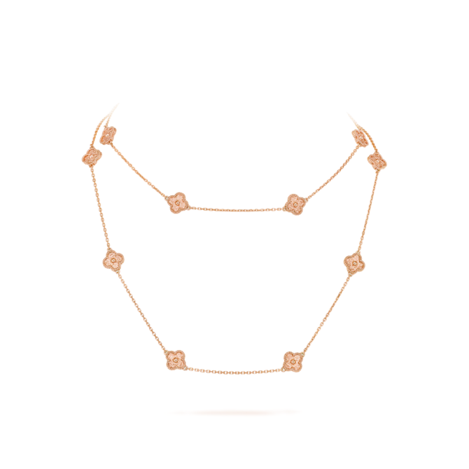 Sweet Alhambra Long Necklace, 16 Motifs