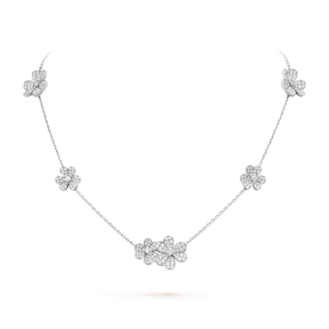 Frivole Necklace,  9 Flowers