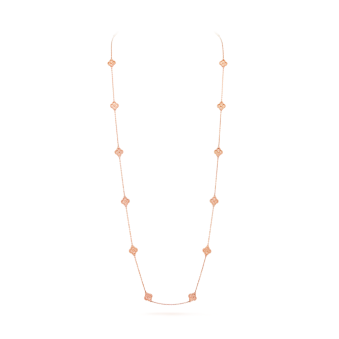 Sweet Alhambra Long Necklace, 16 Motifs