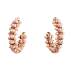 Clash de Cartier Hoop Earrings, Medium Model, Diamonds