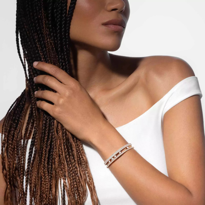Move Romane Large Pavé Bangle