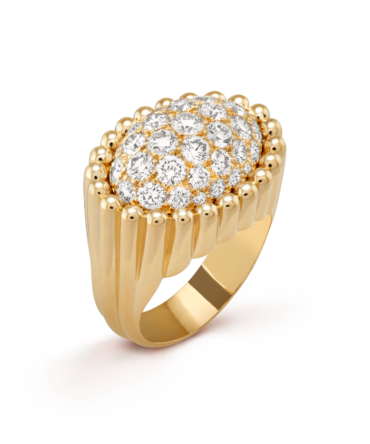 Perlée Diamonds Pavé Ring