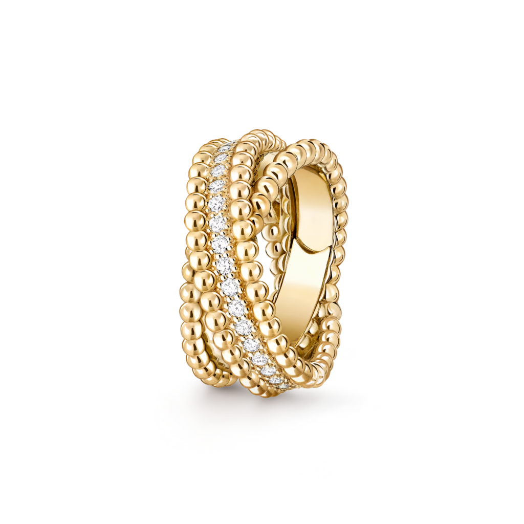 Perlée Diamonds Duo Ring
