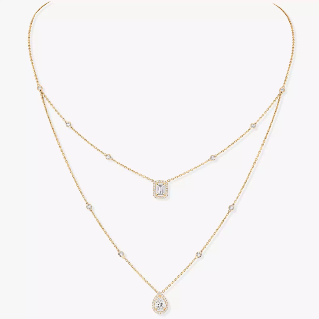 My Twin 2-Row 0.40 ct x 2 Necklace