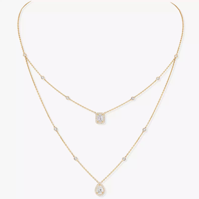 My Twin 2-Row 0.40 ct x 2 Necklace