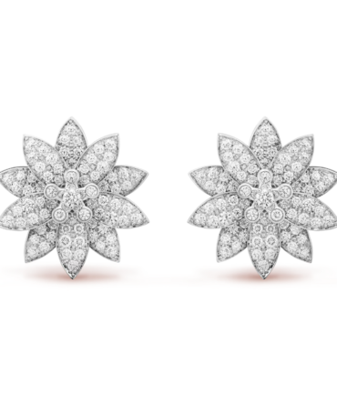 Lotus Earrings, Medium Model