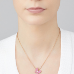 Two Butterfly Pendant (Rose gold, Diamond) - Image 2