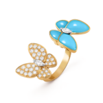 Two Butterfly Between the Finger Ring