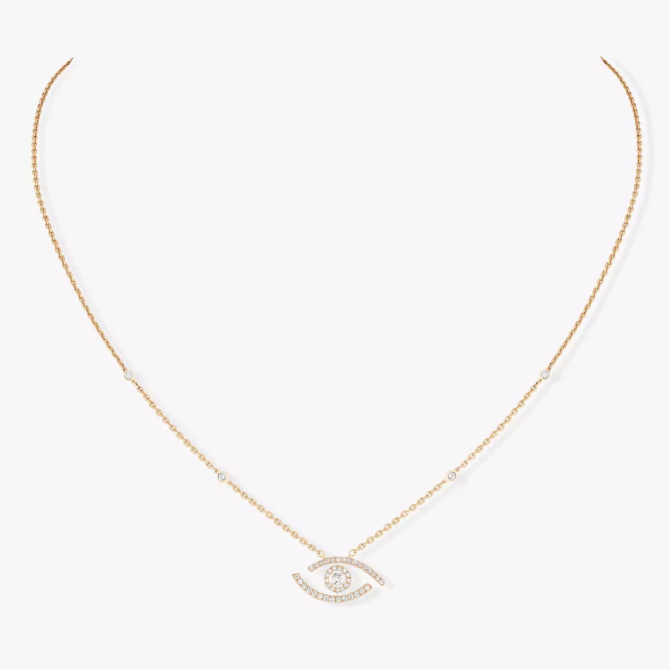 Lucky Eye Pavé Necklace