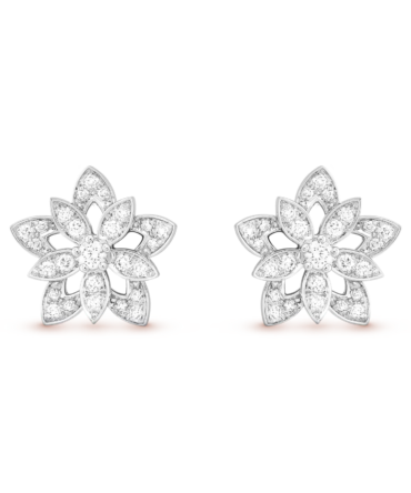 Lotus Openwork Earrings Mini Model