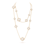Magic Alhambra Long Necklace, 16 Motifs